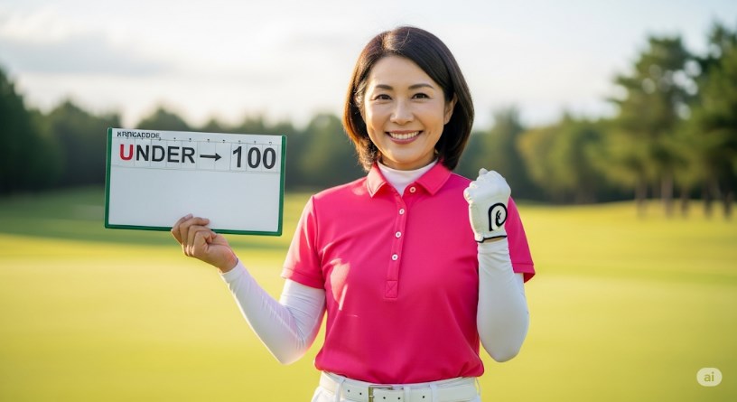 到達したい!100切りできる女性の割合