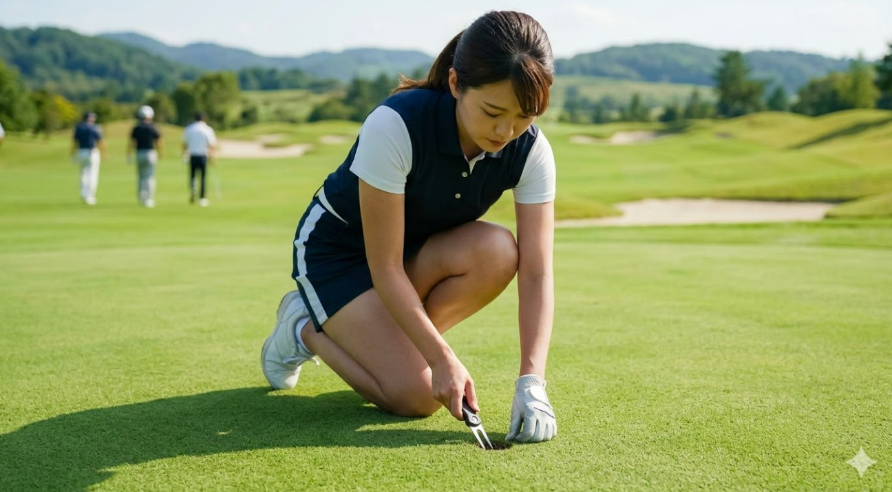 ゴルフの新ルールでピッチマークはどう変わった？修復マナーと正しい直し方