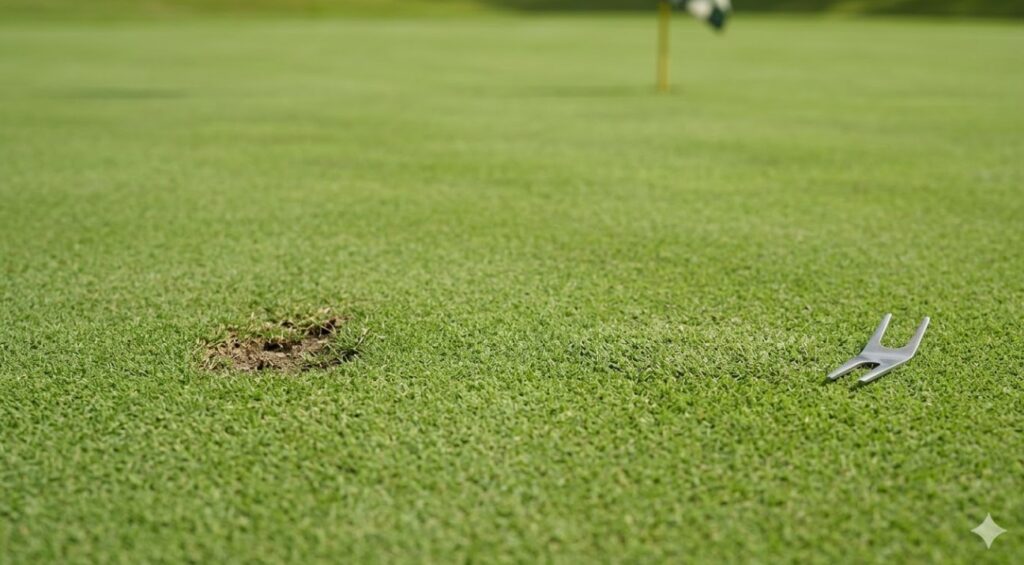 スパイク跡や靴の擦り傷を無罰で直す条件