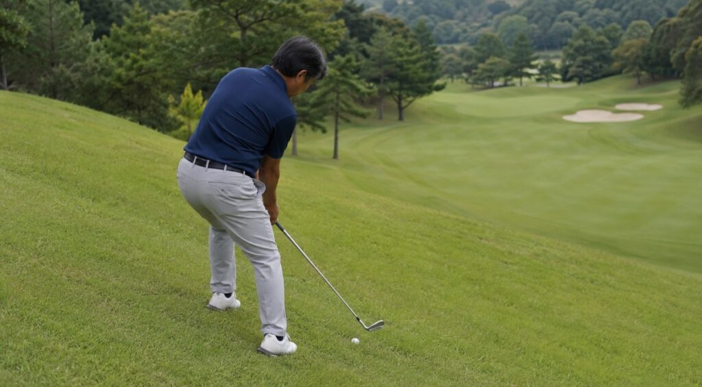 傾斜別に見るダフリ対策