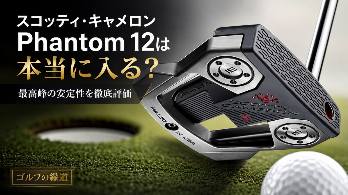 スコッティ・キャメロンPhantom 12は本当に入る？最高峰の安定性を徹底評価