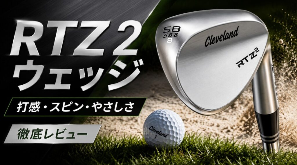 クリーブランドRTZ 2ウェッジの評価｜打感とスピンを検証