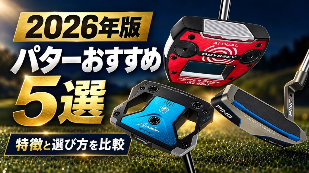 2026年のパターおすすめ5選！特徴と選び方【これだ！】