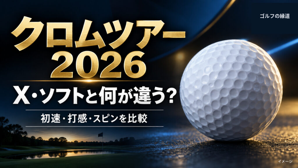クロムツアーボール2026の特徴は？X・ソフトとの違いを比較